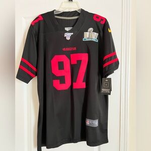 San Francisco 49ers Black and Red Jersey